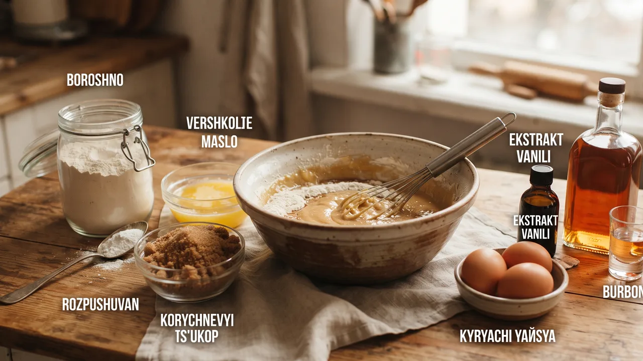 Бондіс з бурбоном: вишукана випічка для поціновувачів карамельного смаку